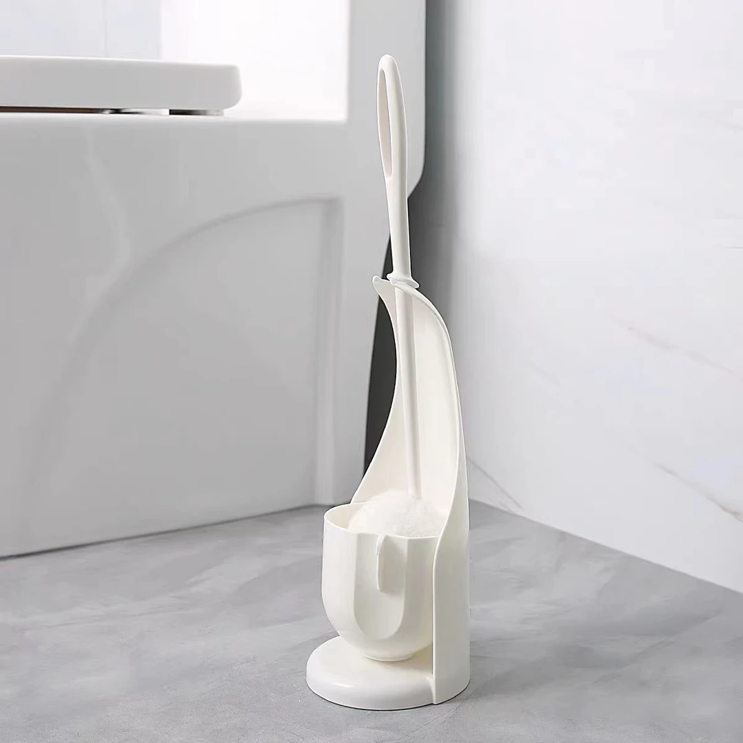 日本进口马桶刷带底座的马桶刷卫生间清洁刷#2445