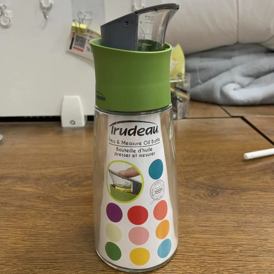 家用自动开合油壶油醋瓶自动翻盖厨房用品320ML#9625