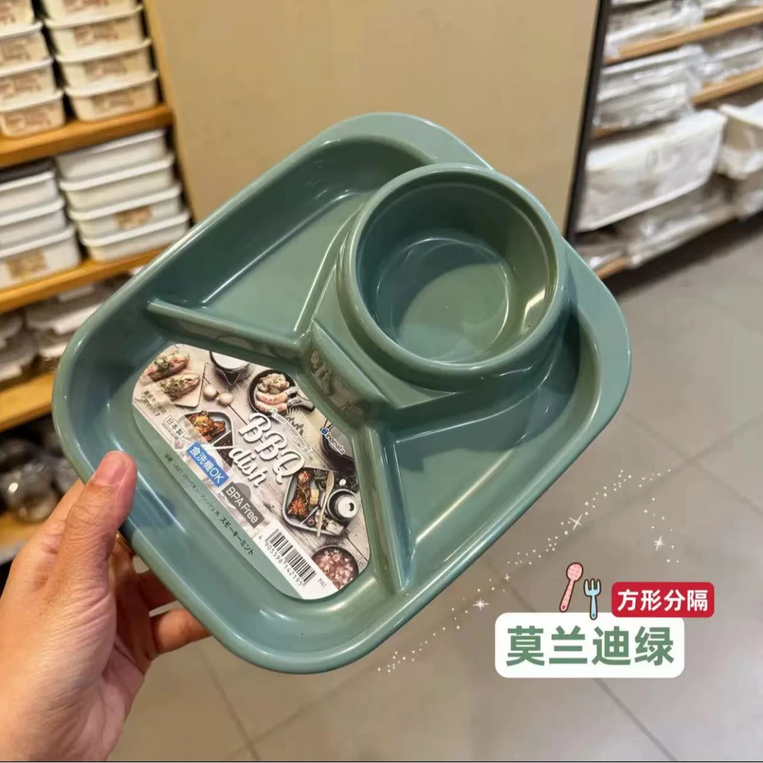 日本进口inomata分格餐盘野餐盘#2225#2195