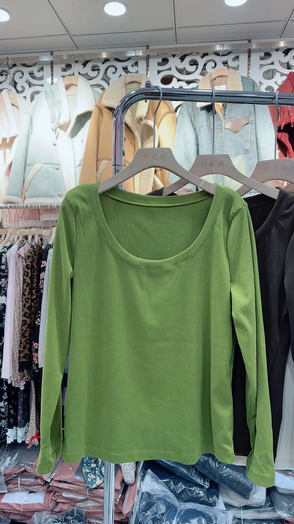 大U领净版打底衫