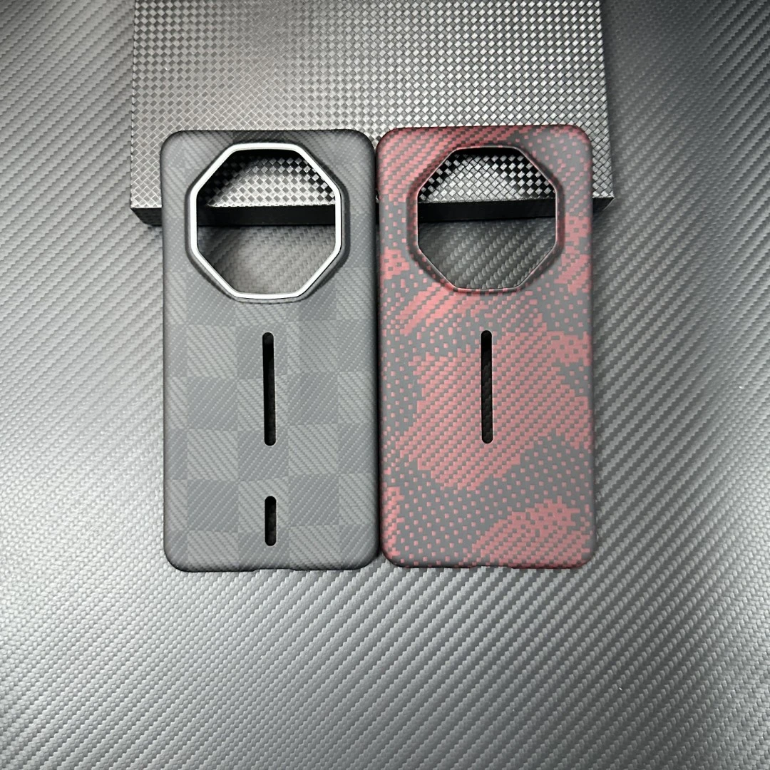 适用华为Mate60RS非凡大师凯夫拉纤维手机壳保护壳碳纤维轻薄编织