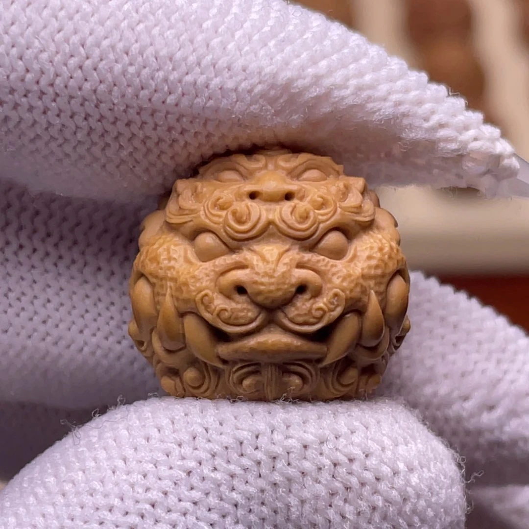 猴头核桃吊坠白虎兽球18+