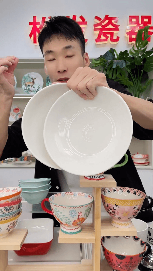 【闪购商品】瓷碗塞纳河8英寸深汤盘2件套-纯白