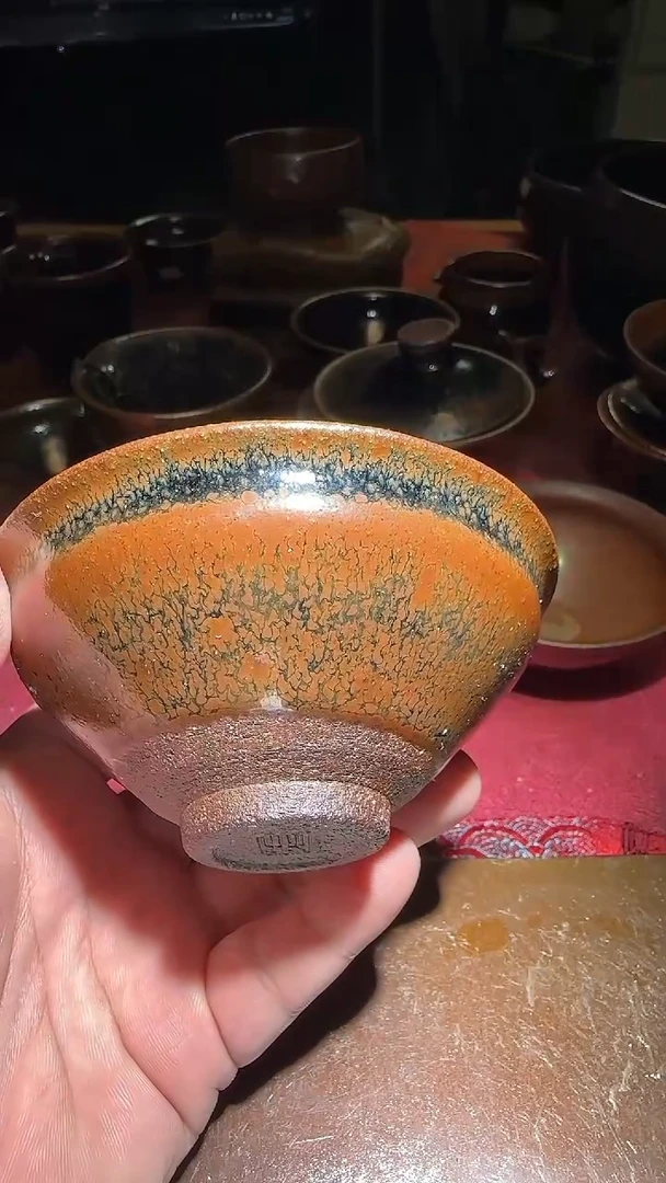 【闪购商品】茶盏通天龙窑柴烧建盏
