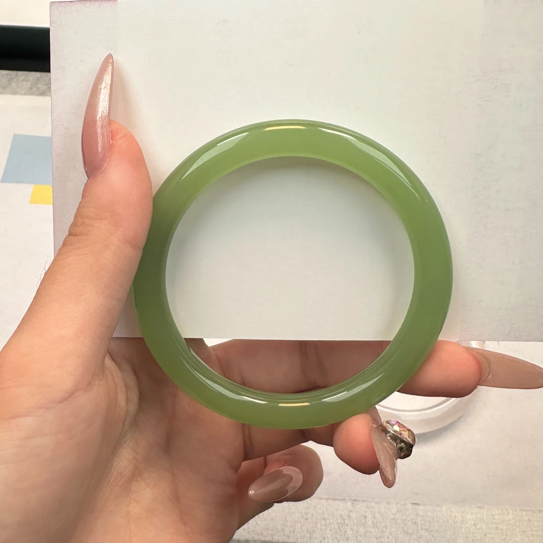 茶晴色手镯圆条56-57圈口