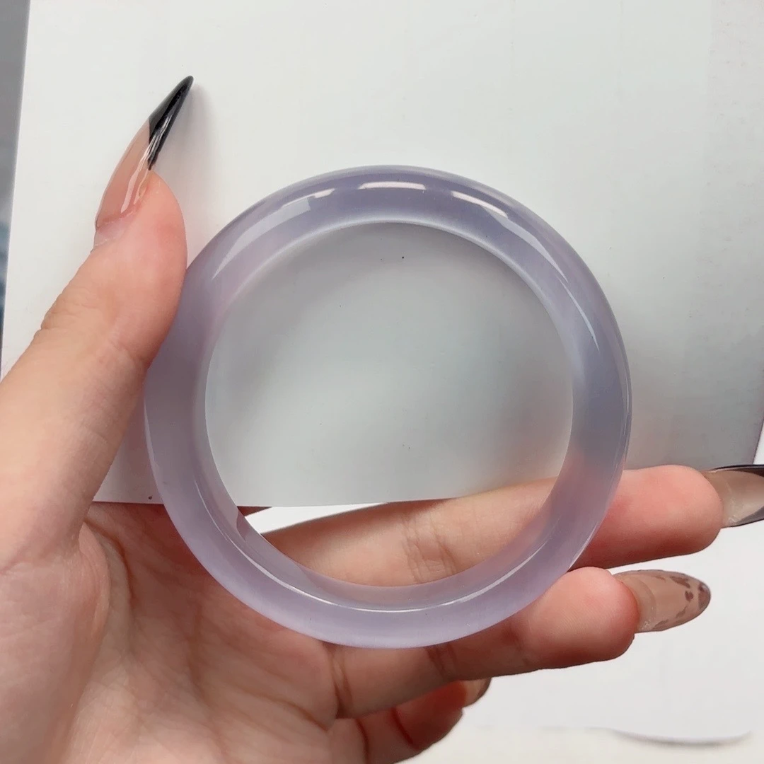 冰紫色手镯61-62圈口