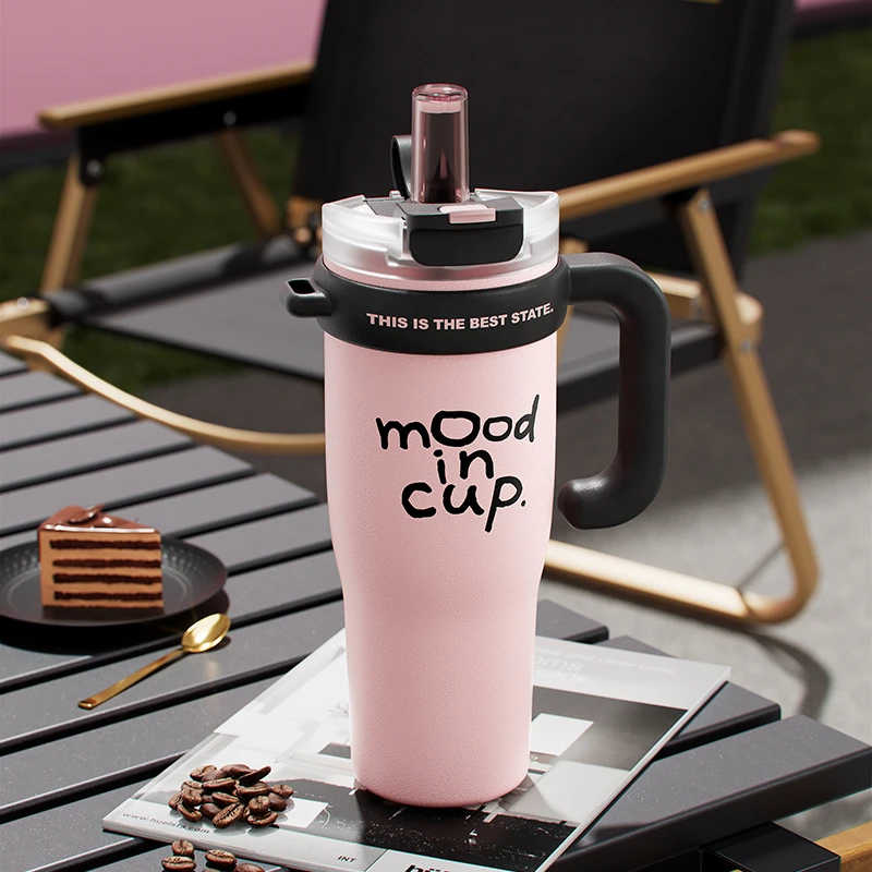 物生物冰霸杯大力水守巨无霸316L陶瓷时尚双饮口大容量保冷保温杯