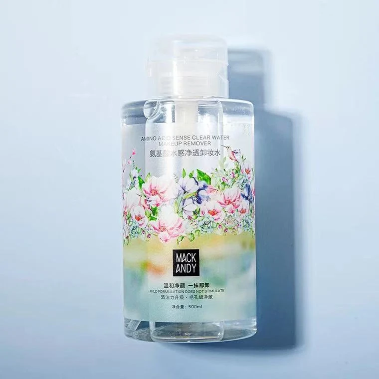 明明同款氨基酸清洁按压式大容量不刺激卸妆水（500ML）