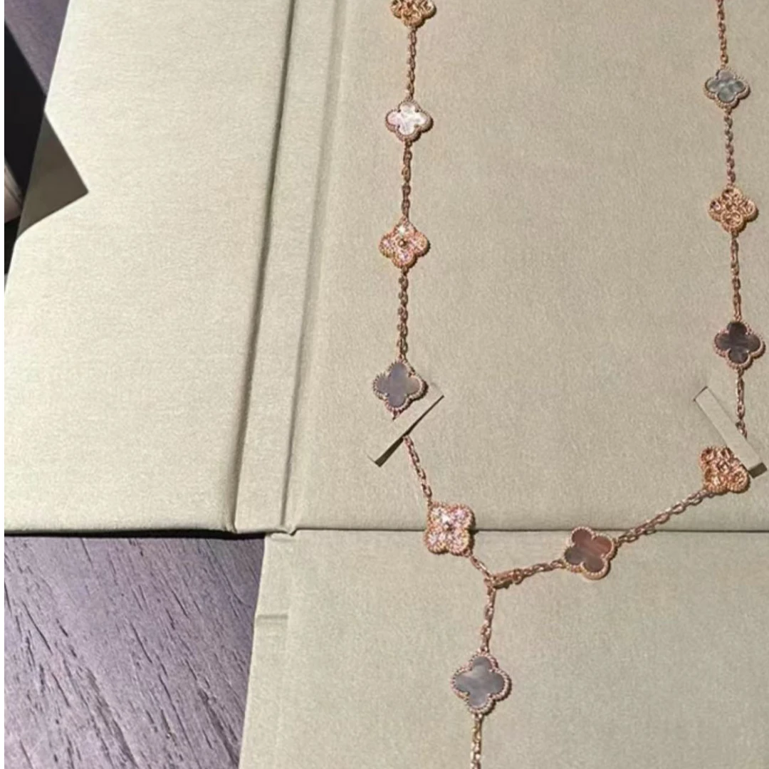 非金属珐琅项链 《ELFBOX》时尚精致长款古韵百搭精美项链230091