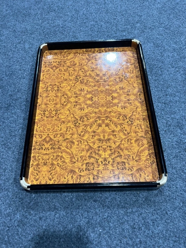 铜角茶盘长35宽25高3厘米