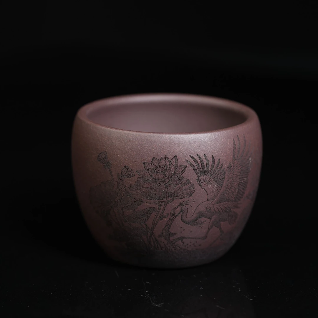 093原矿天青紫泥一路连科全手工主人杯