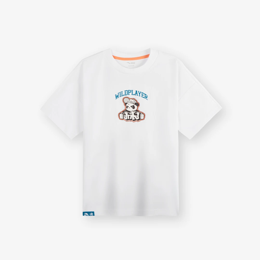 【暑期专享】安踏儿童男童t恤吸汗透气短袖衫运动短T352338147RJ-ZB