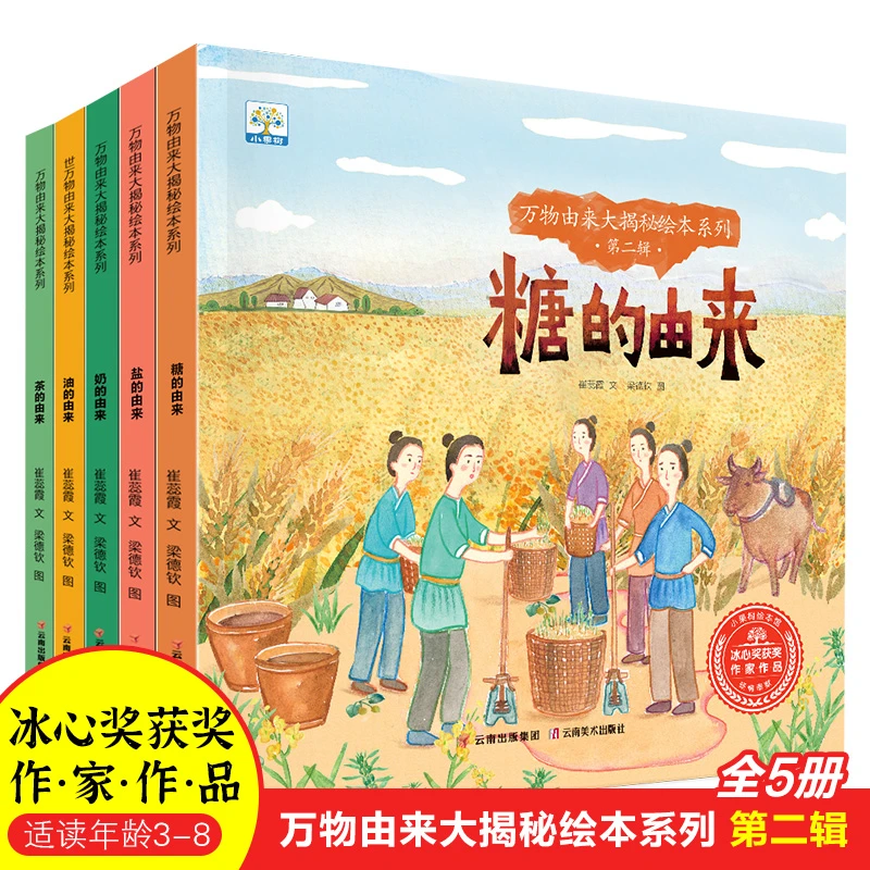 正版 万物由来大揭秘 给孩子看的科普绘本（套装5册）[3-6岁]