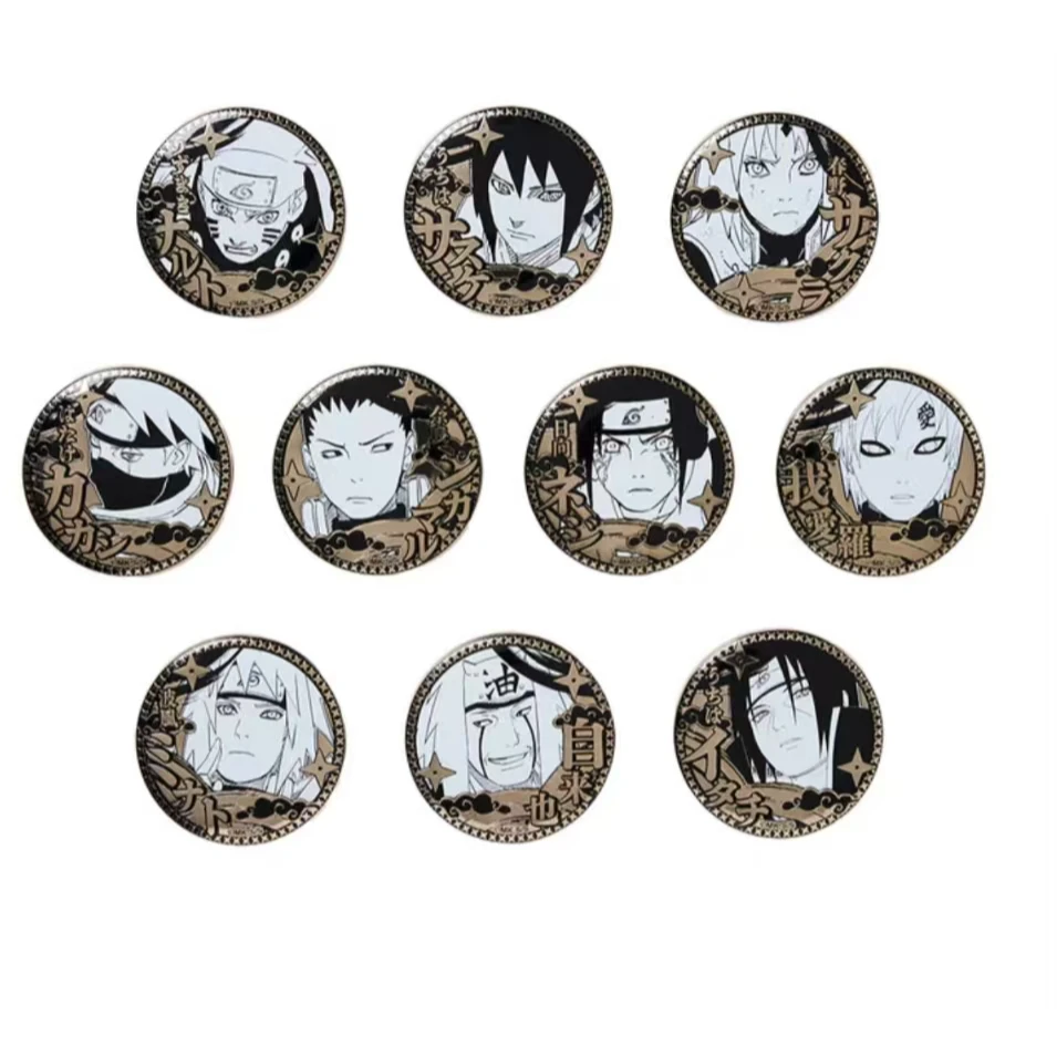 【火影忍者】js25周年雕金吧唧 日谷盲盒代拆