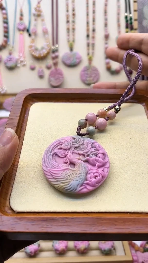 【闪购商品】凤穿牡丹绳子款