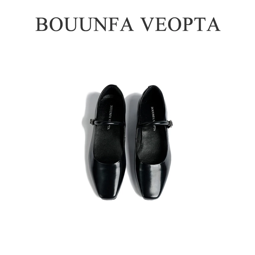 【芯片】D09新款玛丽珍夏季浅口女鞋经典百搭时尚黑色法式风淑女