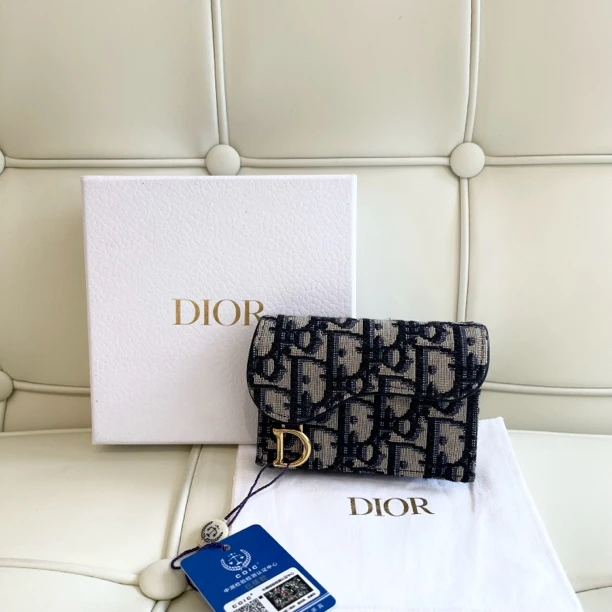 99新 DIOR/迪奥 117249 迪奥老花卡包
