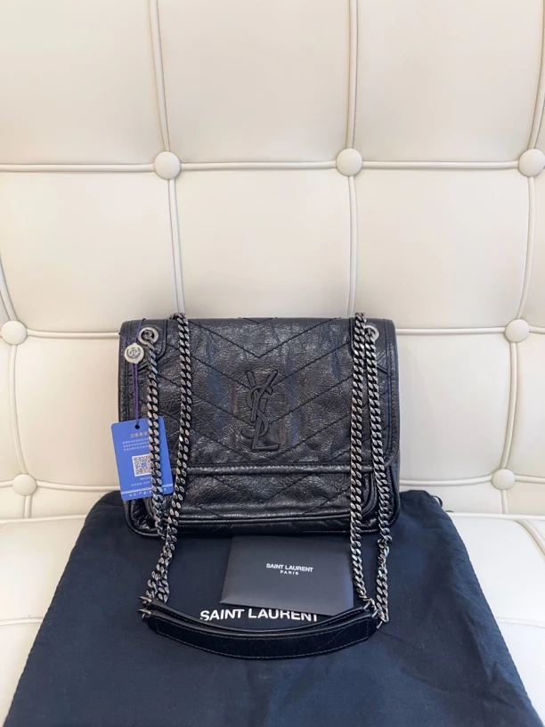 95新 YSL/圣罗兰 117261 ysl圣罗兰niki小号斜挎包