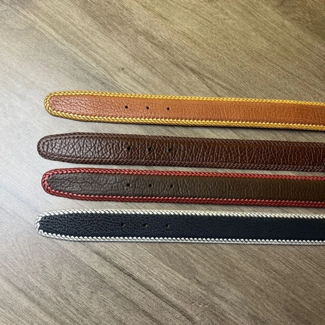 稀有皮带高端稀缺牛货野牛海豹鲨鱼海狗皮带光身不带头腰带条纯皮