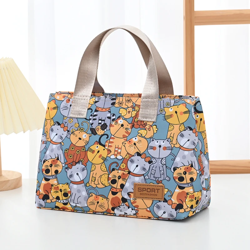 手提简约妈咪包通勤小包时尚大气百搭手拎包多层口袋上班防水布包