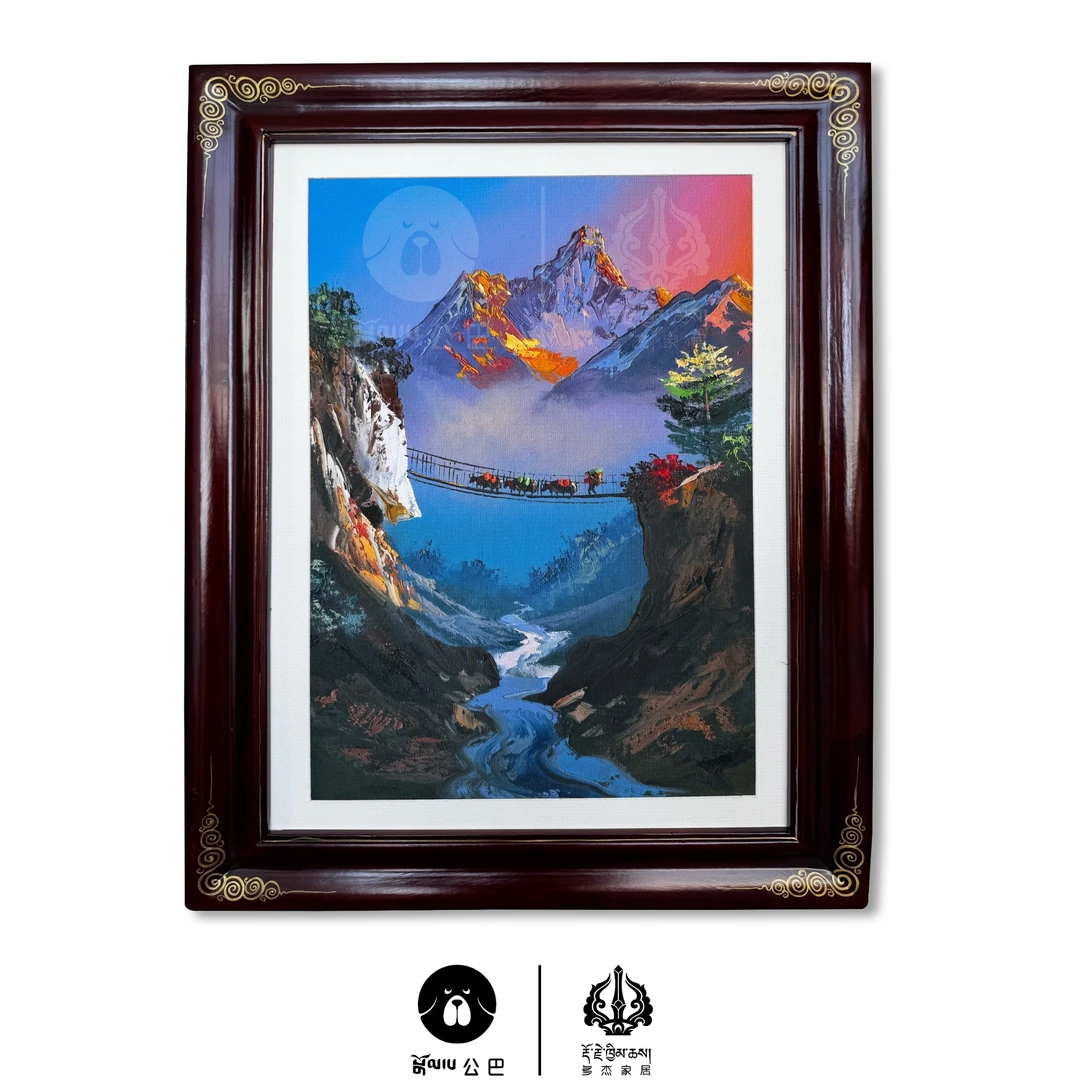 风景类油画挂画壁饰9