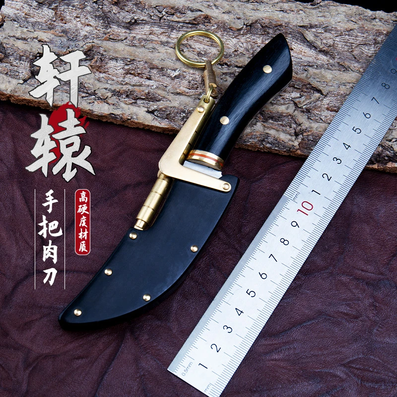 手工蒙古手把小刀烧烤用锋利多功能手扒肉牛排水果刀割肉锻打肉刀