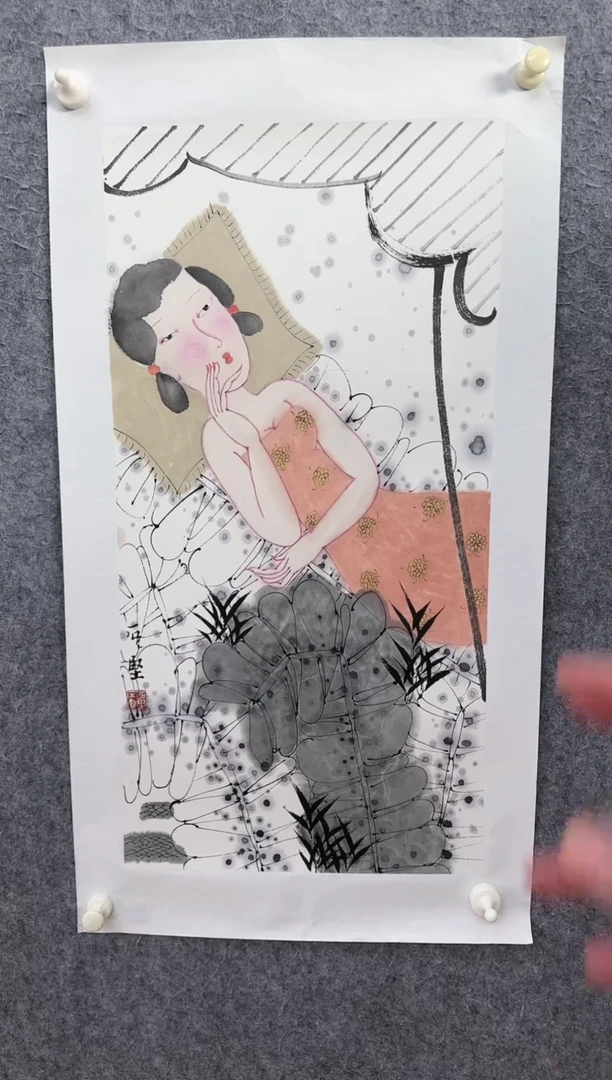 【闪购商品】绘画ST-OYSJ人物绘画作品