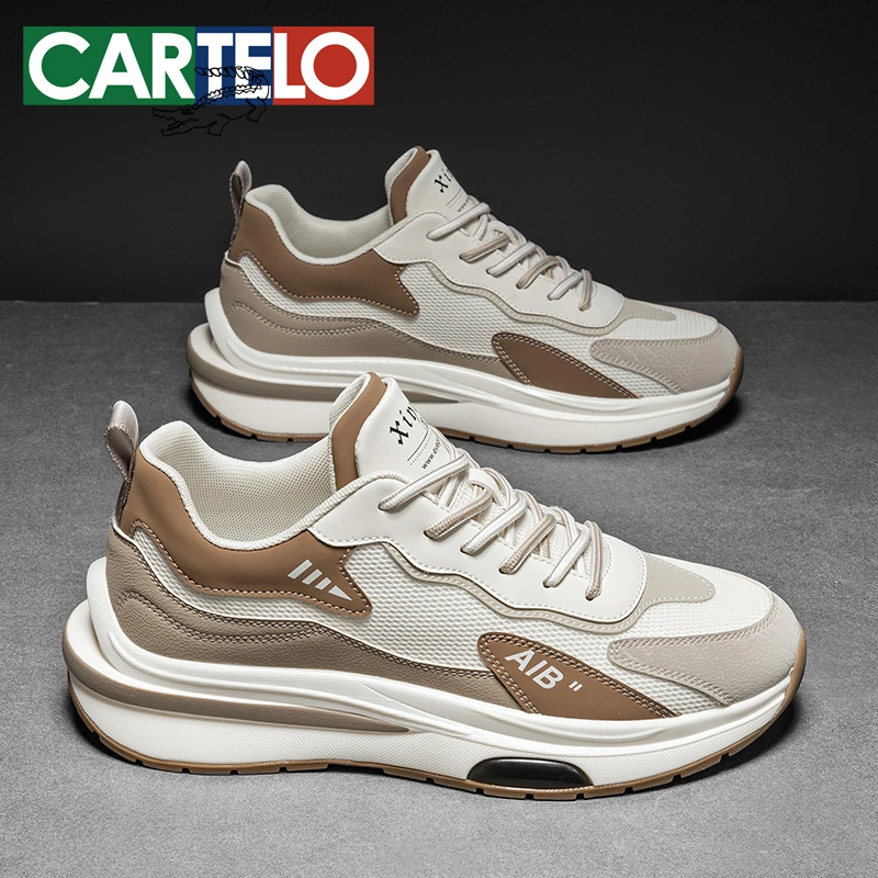 卡帝乐鳄鱼百搭夏季新款透气网面防滑休闲运动鞋潮流时尚户外男鞋