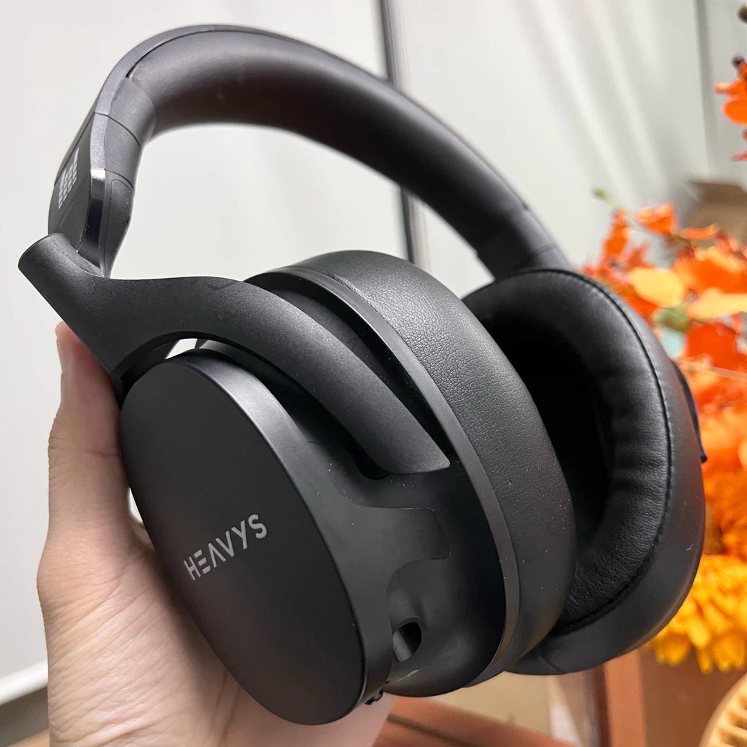 相当不错 国外大品牌 Heavys H1H主动降噪头戴式蓝牙耳机
