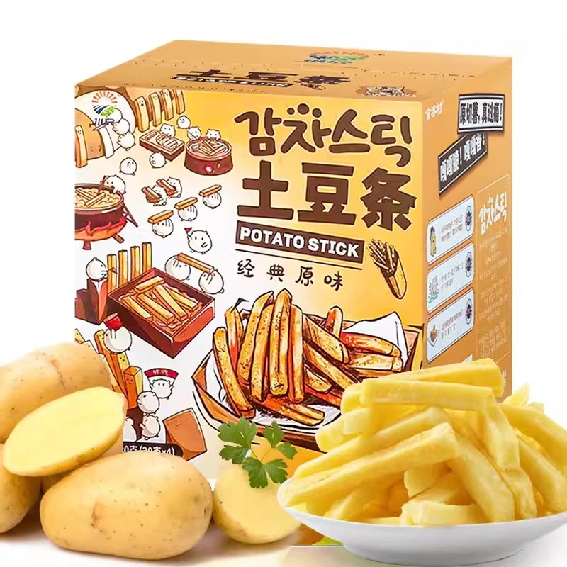 九日鲜切薯条土豆条盒装高颜值礼盒追剧解馋小零食网红爆款推荐