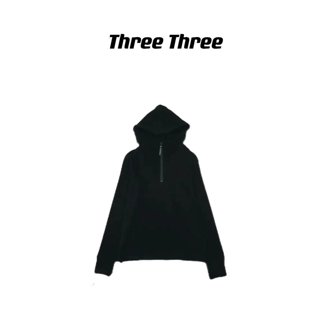 Three Three-小火炉连帽-双面德绒保暖外套时尚百搭秋冬PFDRW8