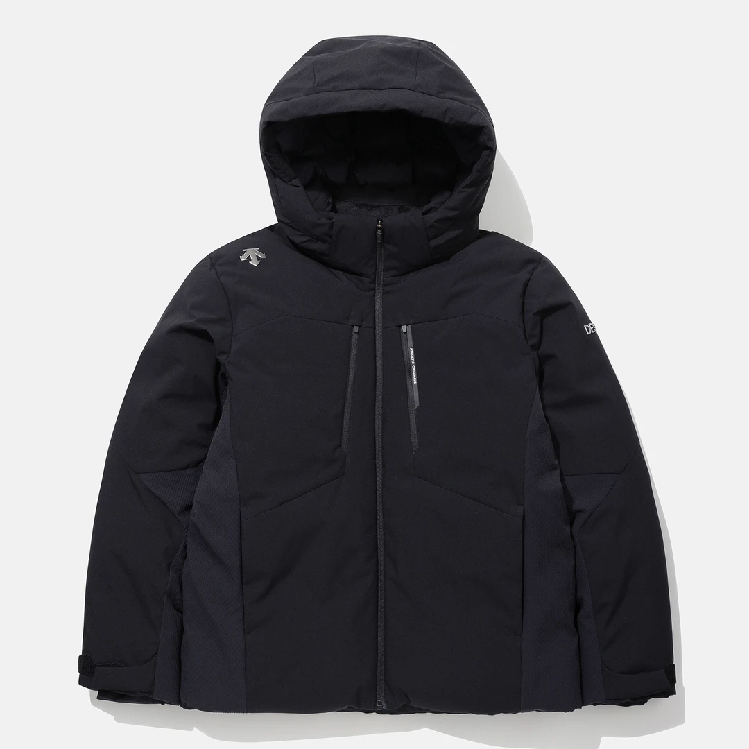 DESCENTE/迪桑特连帽拉链鸭绒羽绒服
