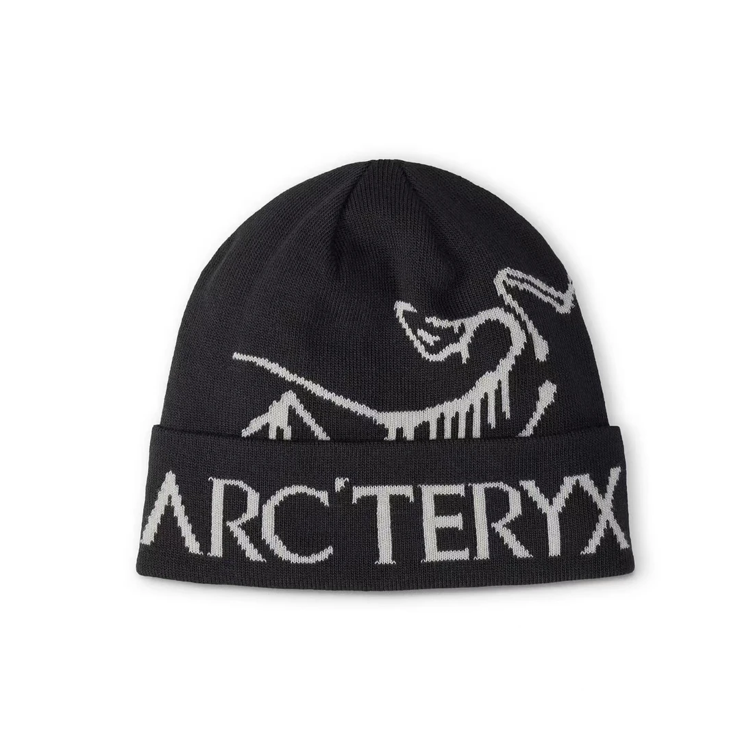 ARC'TERYX/始祖鸟 字母logo刺绣 再生涤纶绒线帽