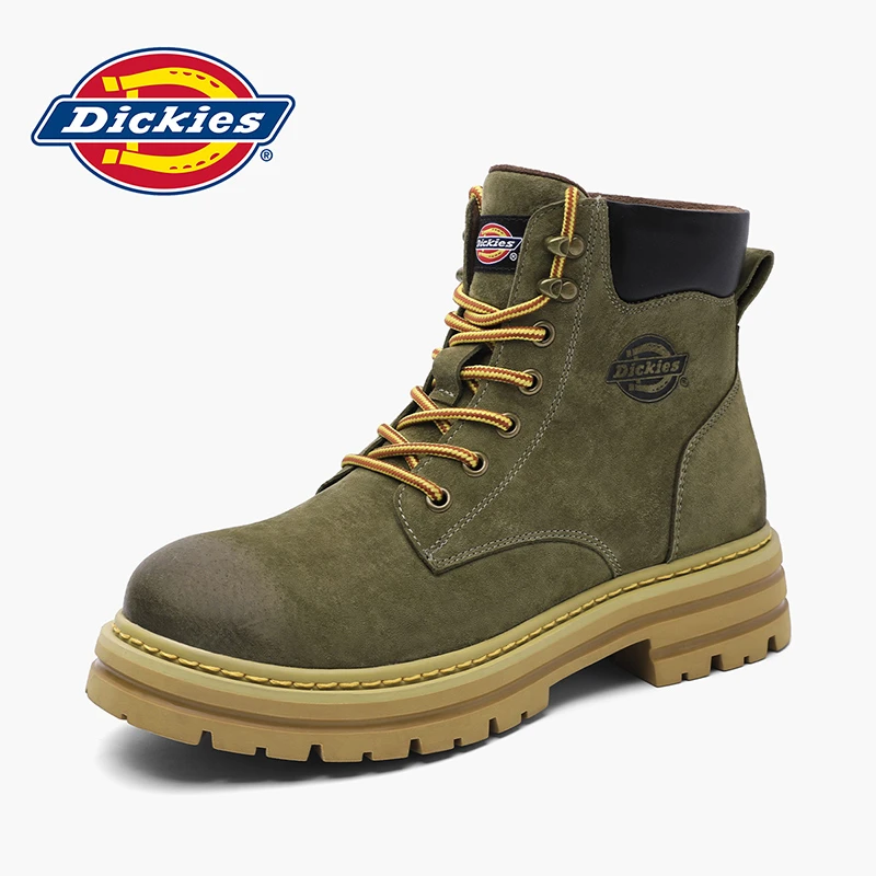 Dickies靴子男2025年秋季新款马丁靴男厚底英伦风工装靴情侣短靴