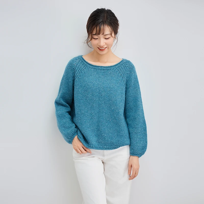 小仙女毛线店天空羊毛线马海毛毛线手工编织材料包