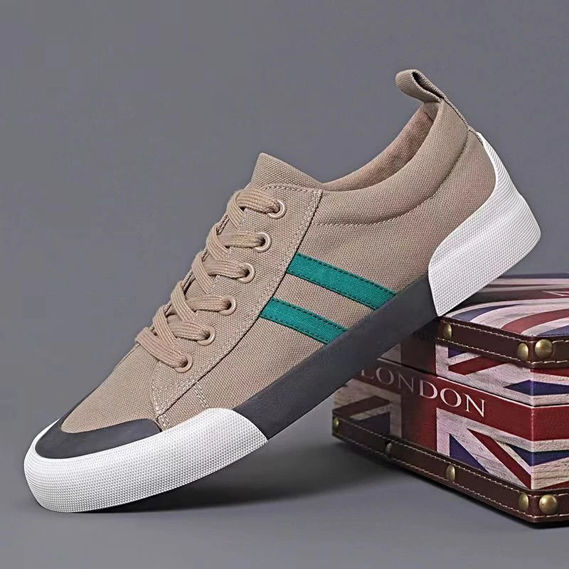 男士休闲时尚百搭帆布鞋 休闲鞋 运动百搭透气老北京布鞋 春季