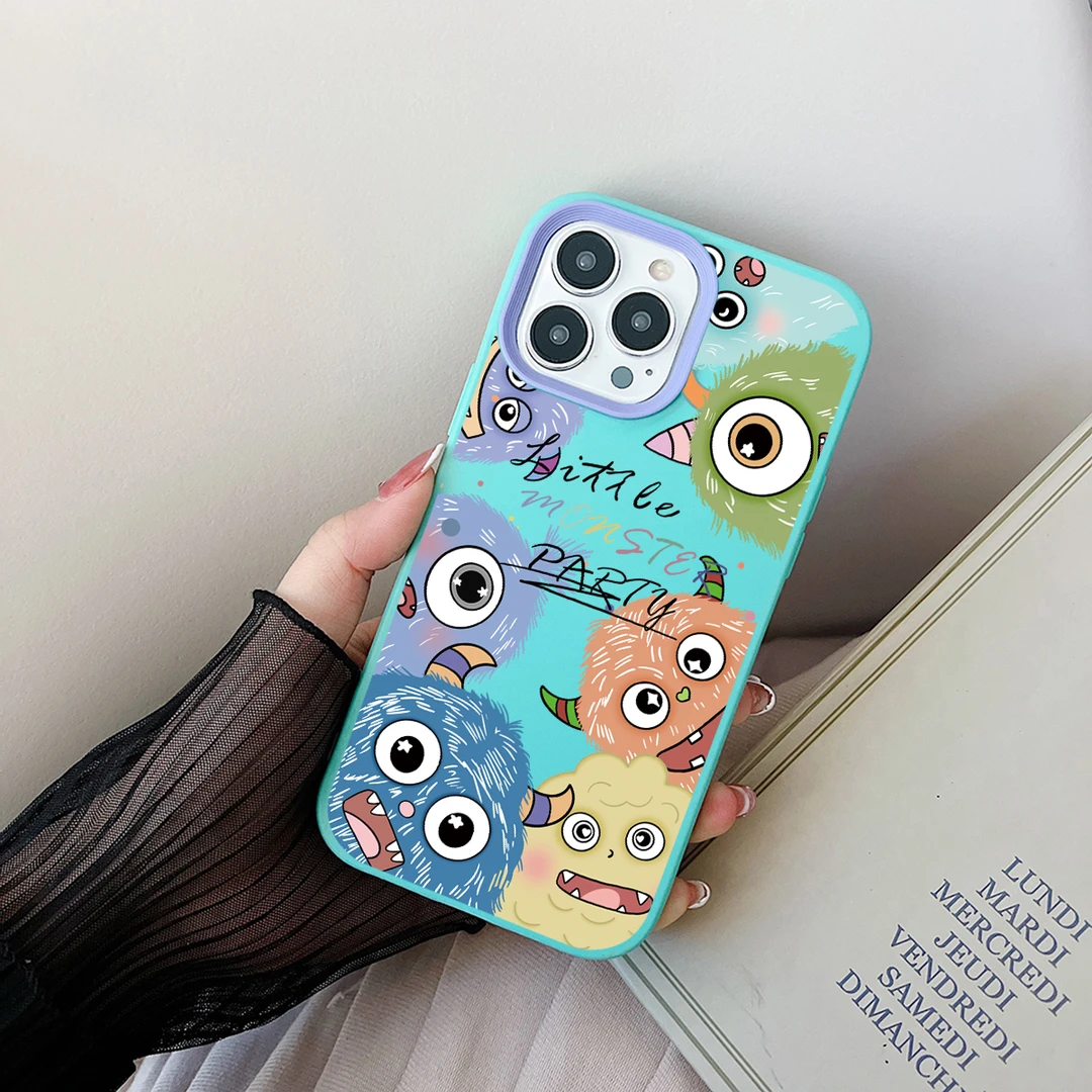 三合一怪兽家族适用小米13Lite青春版防摔红米K60Pro手机壳卡通