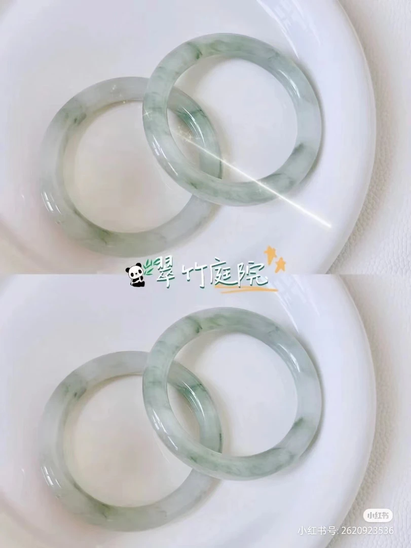 非金属玻璃手镯 （个人拆）琉璃仿玉美人镯新中式古风汉服配饰