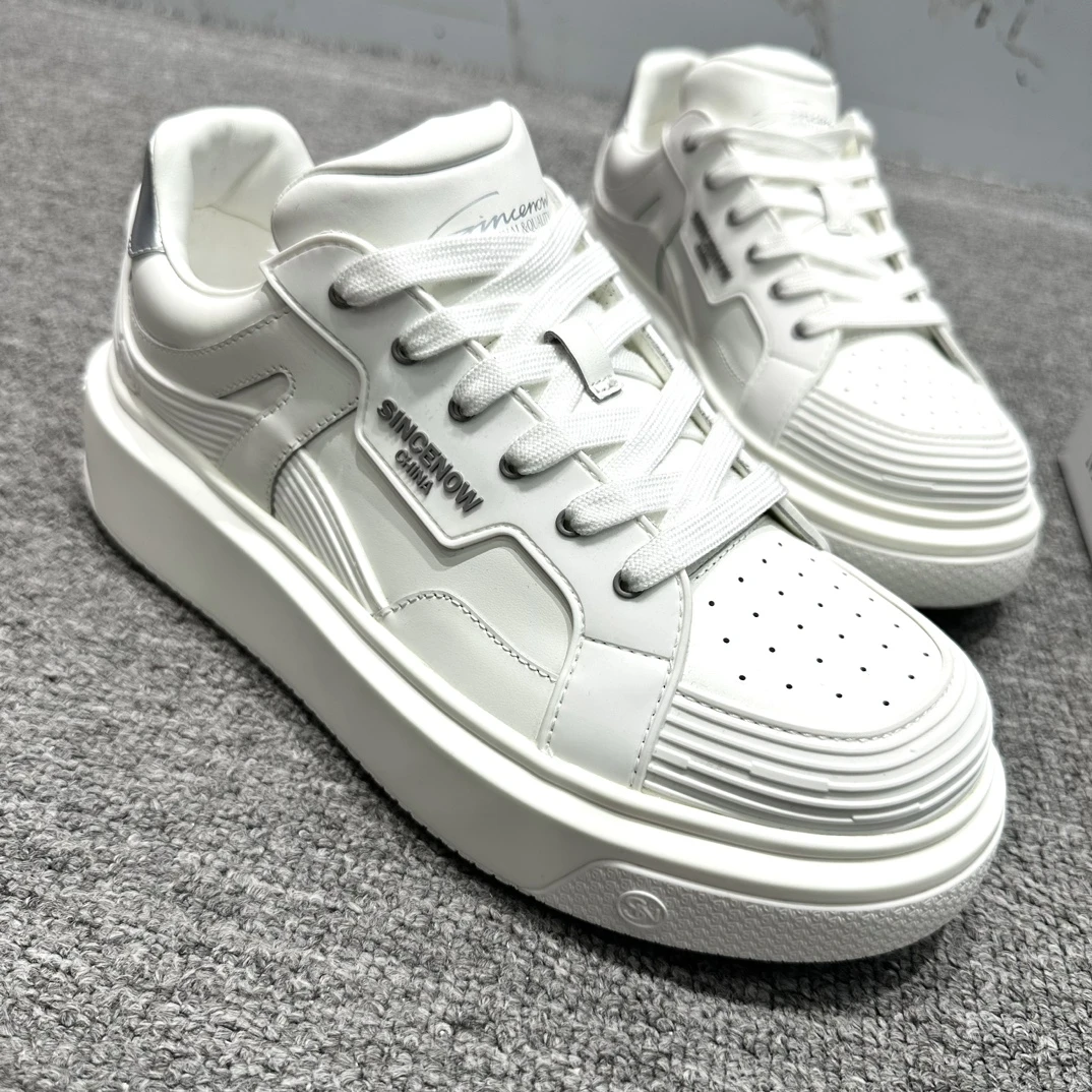 【十年欣塞诺鞋子】新款休闲鞋真皮鞋安脚舒服舒适男士男款潮