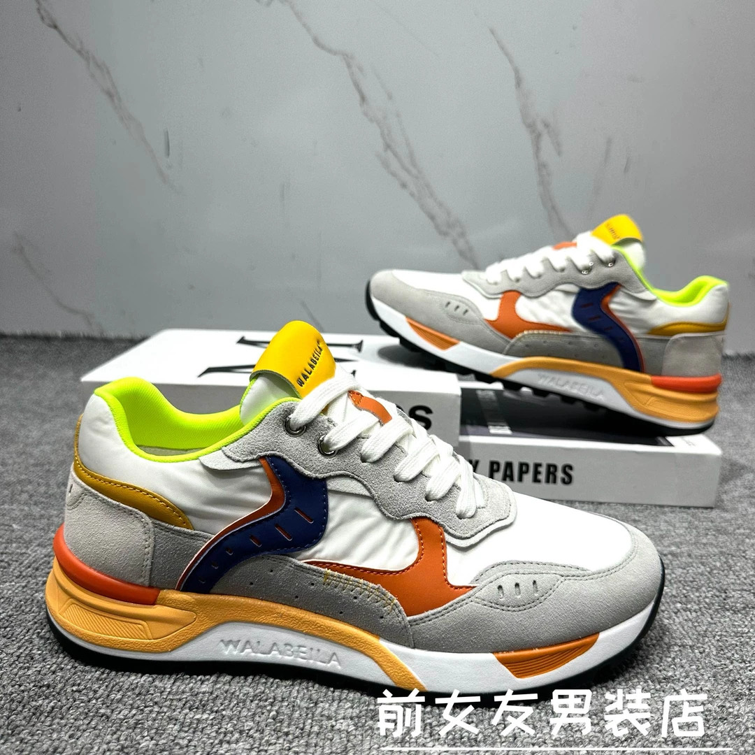 【哇拉贝拉鞋子】24年新款正品男鞋男士运动时尚休闲百搭潮鞋跑步