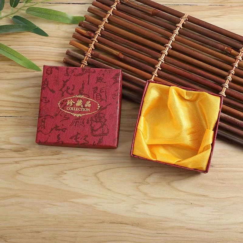 礼盒包装盒首饰盒子红色手镯收纳盒精美包装盒