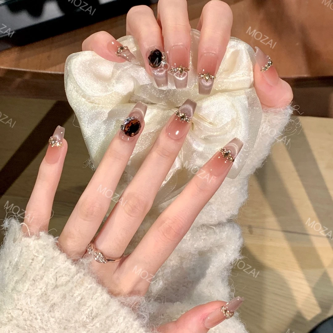 茉哉安娜【黑桃皇后】手工定制美甲可拆卸穿戴甲A1943/A1944/A1945