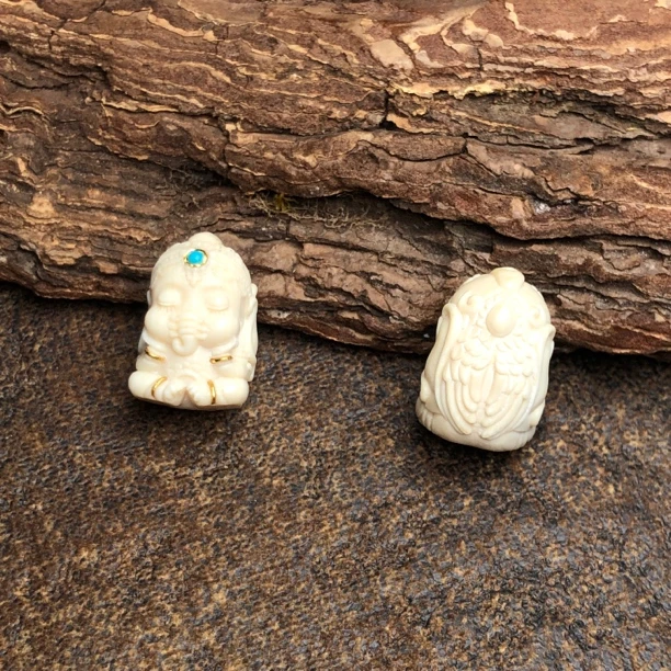 猛犸牙雕刻件-多样性发货发其一 X079