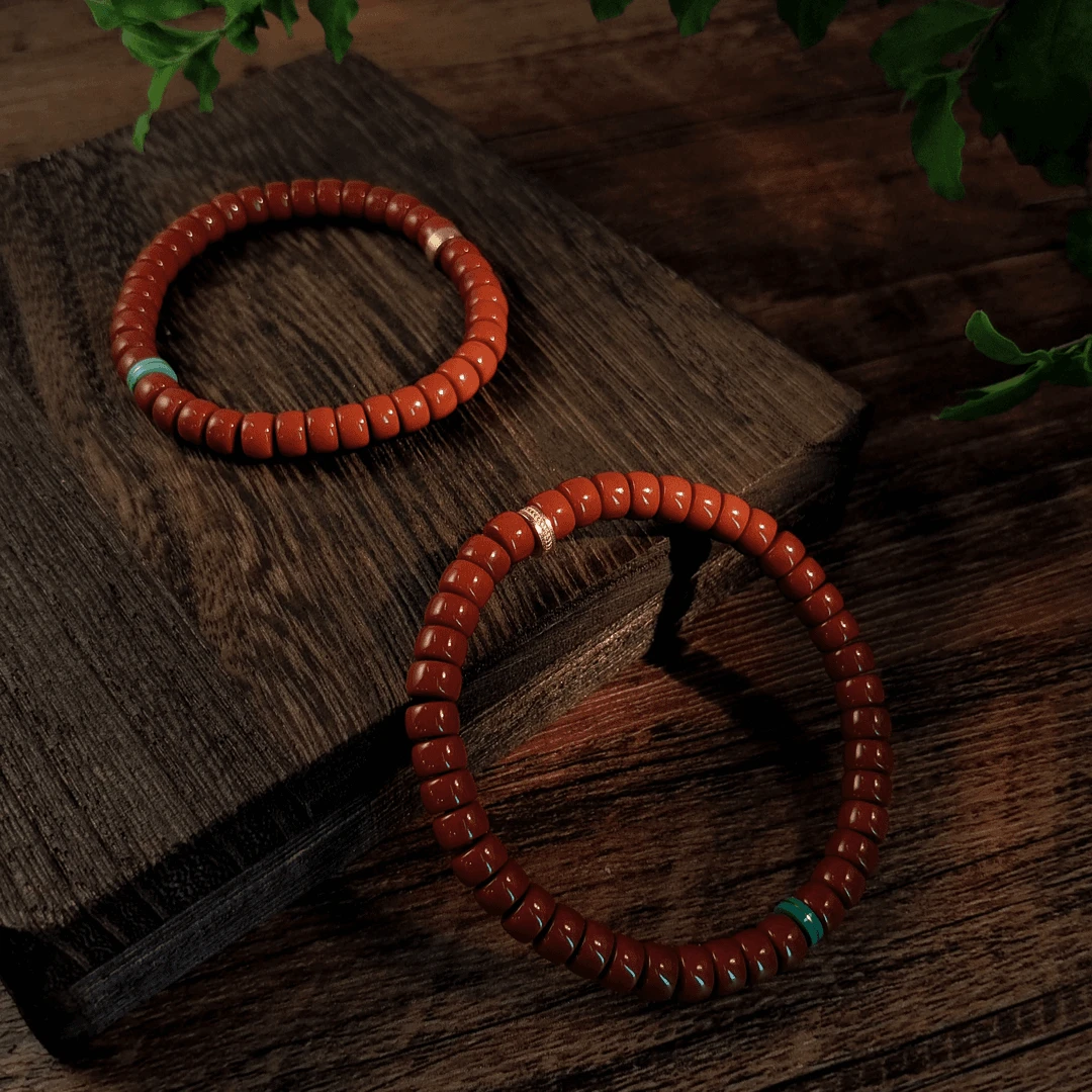 【杨仙仙珠宝】南红多宝手串(5mm+)-多样性发其一-A562