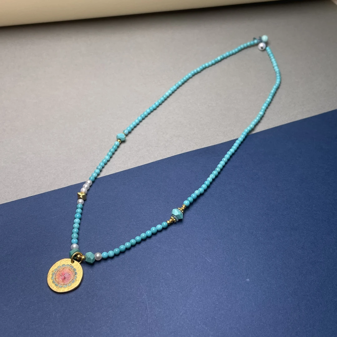 【杨仙仙珠宝】绿松石多宝项链-YXXXL-B0192