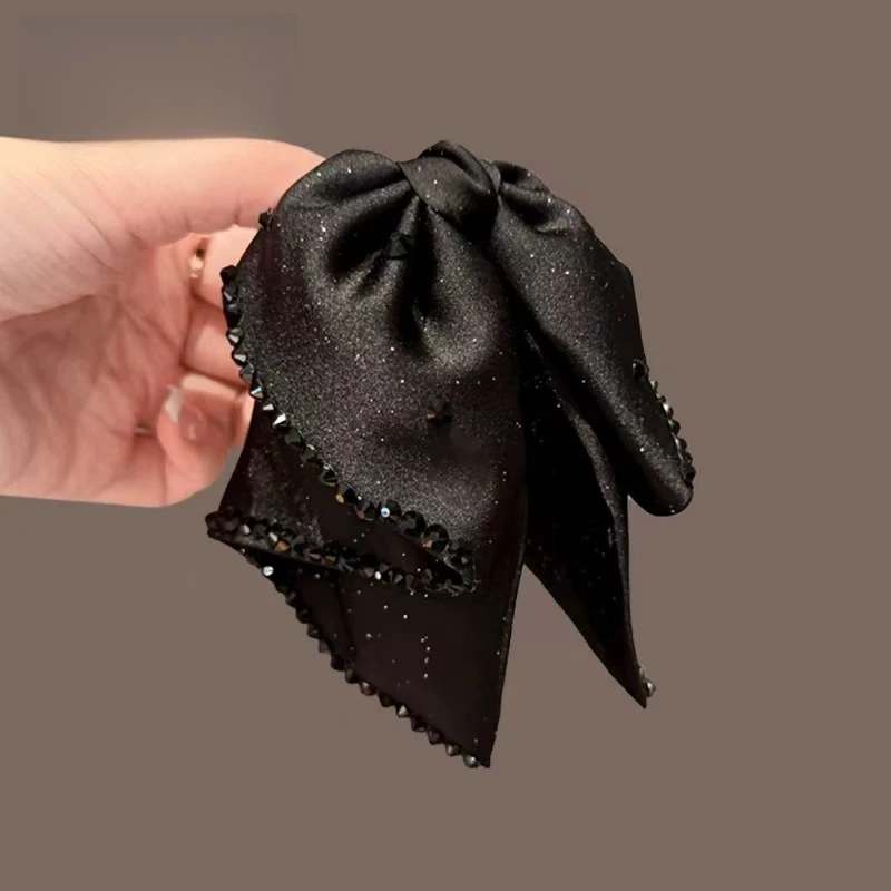 巴黎王妃发夹女新款法式浪漫感半扎发马尾夹显发量抓夹头饰1723