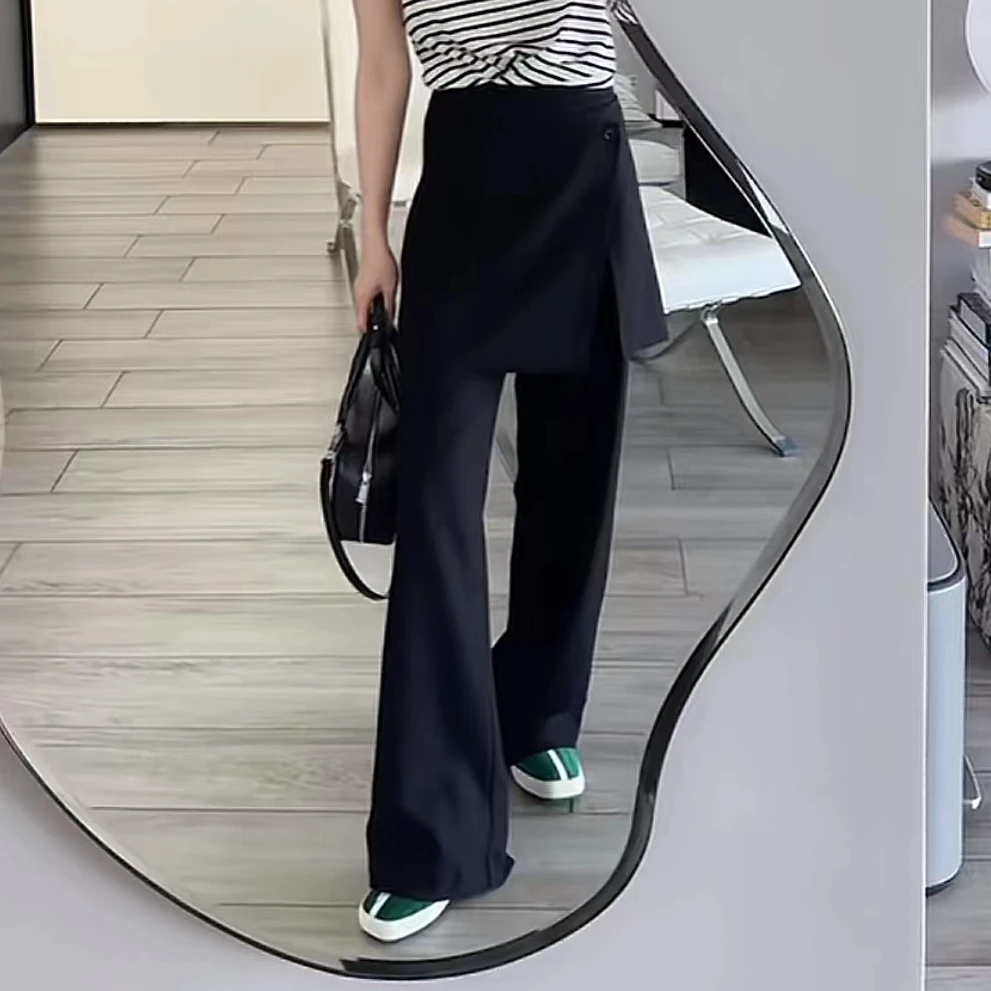 NAMO.T时尚休闲西装假两件裙摆裤NG1111089