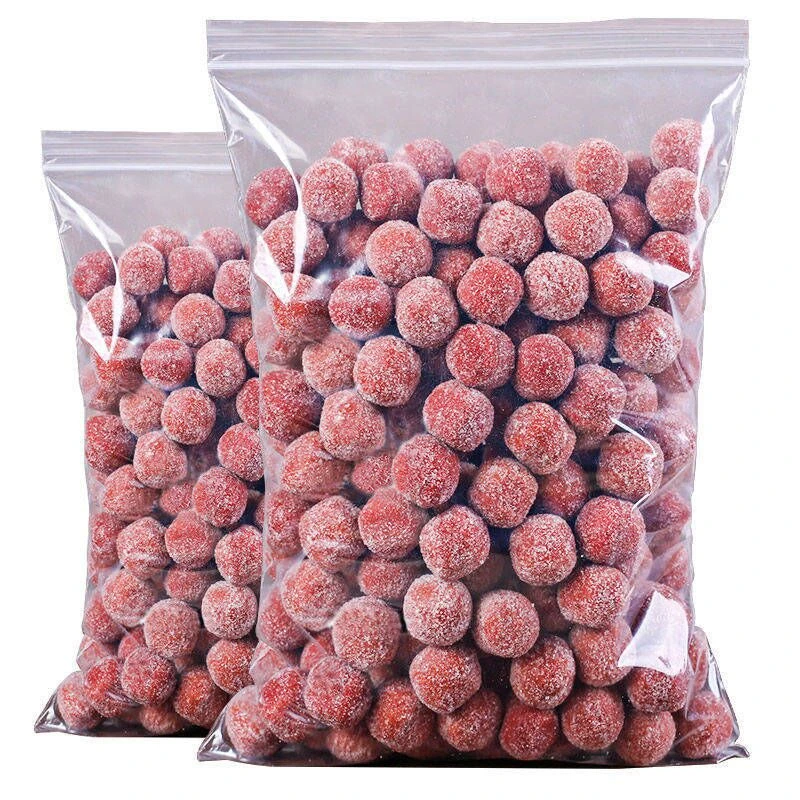 山楂雪丽球500g新鲜山楂制品雪丽球山楂条果丹皮蜜饯果脯零食100g