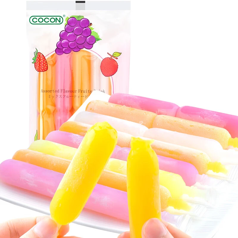 可康（cocon）多口味冰沙棒棒冰碎碎冰40支进口马来西亚吸吸果冻