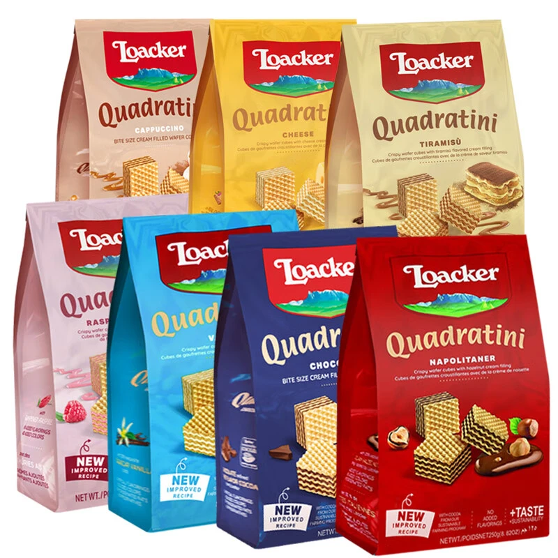 莱家进口loacker威化饼干 年货饼干饼零食休闲饼干